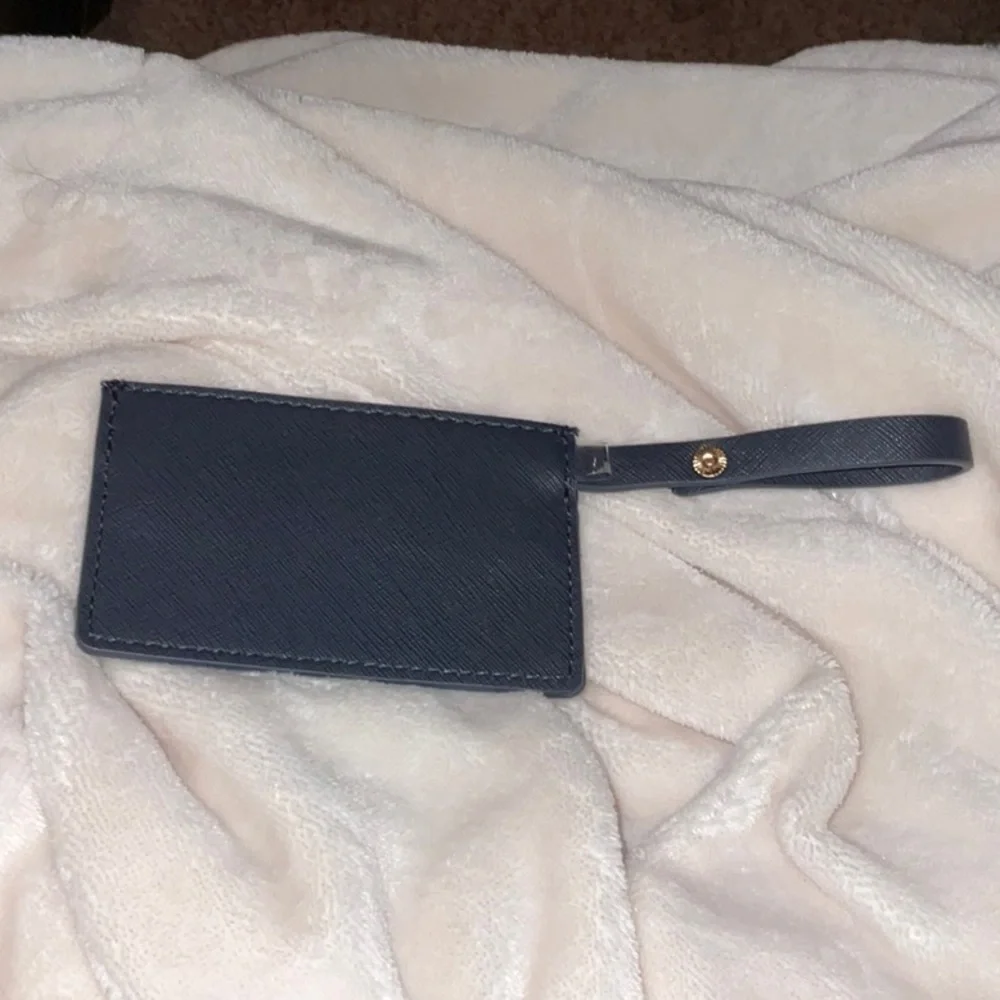 🌸3 for $18🌸 Tommy Hilfiger navy snap on credit card holder bag / wallet NWOT